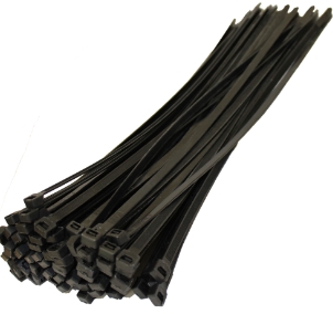 ACCESSORIES FOR PUMPS: CABLE TIES, BLACK 29 CM * 4.8