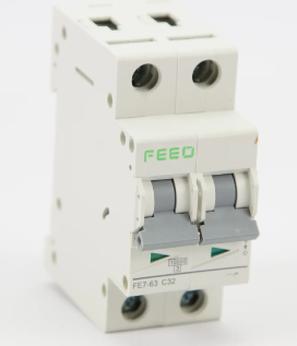 [POW ON CIRC BREAKER 2X20] ACCESSORIES FOR PUMPS: CIRCUIT BREAKER, MONOPHASE, 20 A